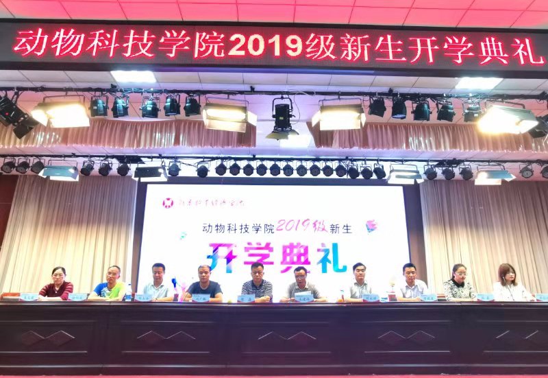 2019级新生开学典礼现场